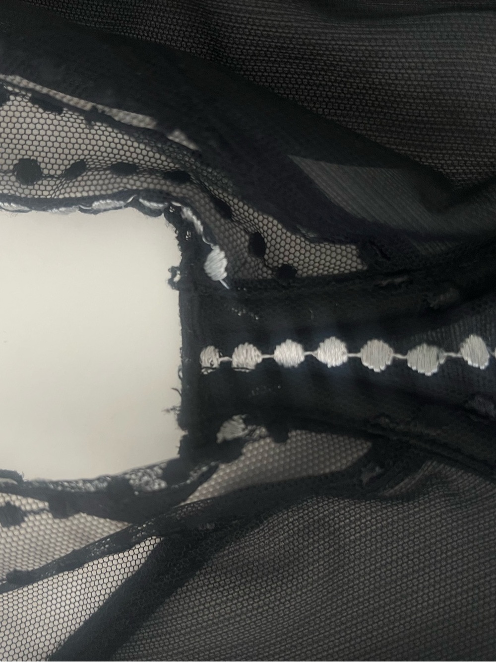 Elomi Matilda Underwire Plunge Bra UK 40G / US 40I Black Sheer Mesh - Picture 8 of 13